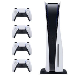 کنسول PlayStation 5 دیسک خور + سه کنترلر اضافه